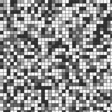 Abstract Grayscale Checkerboard Pattern Background Stock Photos