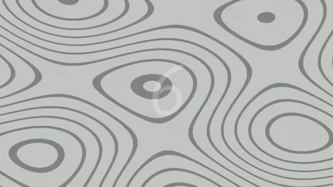Abstract grayscale curved line wave pattern for modern seamless backgrounds.. Stock Footage 342204334
