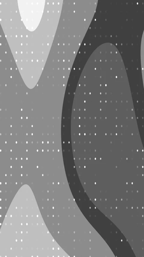 Abstract grayscale curves and tiny white dots pattern for modern design projects Vidéo 296660616