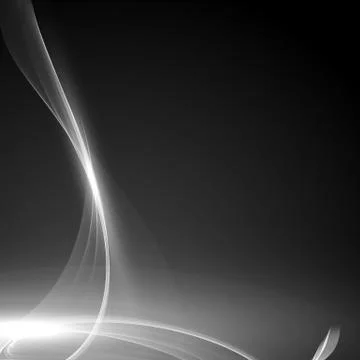 Abstract grayscale flame vector mesh background. Futuristic technology style. Stock Illustration