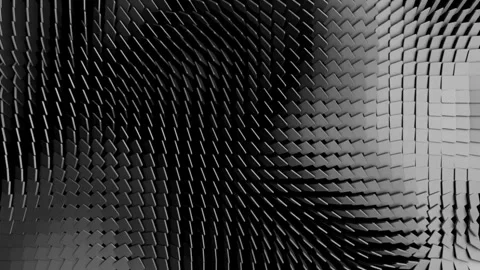 Abstract grayscale gradient background with subtle texture. Stock Footage 297015410