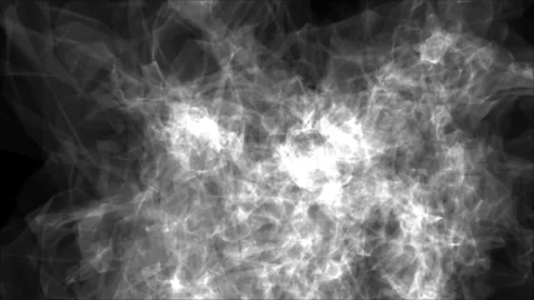 Abstract grayscale nebula, cosmic dust and gas clouds, ethereal, dreamy, sp.. Video stock 303697983