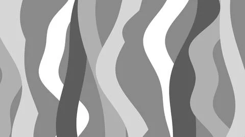 Abstract grayscale pattern featuring wavy vertical stripes in varying shades  Stock Illustration