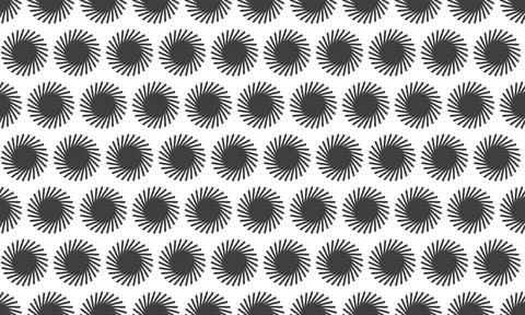 Abstract grayscale pattern of swirling circles, ideal for website backgroun.. Illustrazione stock