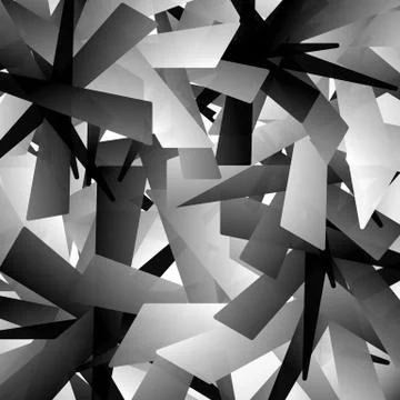 Abstract grayscale pattern, texture or background with rectangle shapes Illustrazione stock