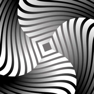 Abstract grayscale pattern/background with distortion effect effect. Stock Illustration