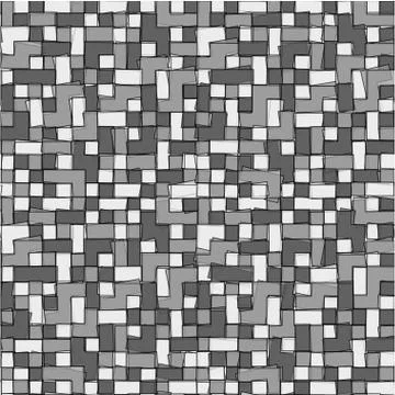 Abstract grayscale pixel background seamless Stock Illustration