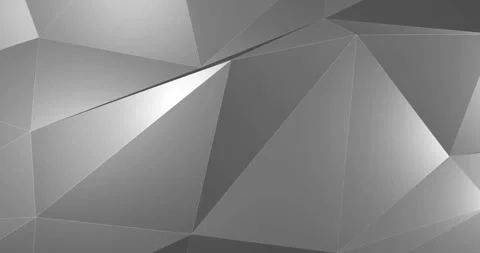 Abstract grayscale polygonal geometric pattern background Stock Footage 299237607