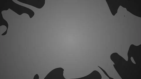 Abstract grayscale shapes evolving and transforming on a dark background. Stock Footage 334479315