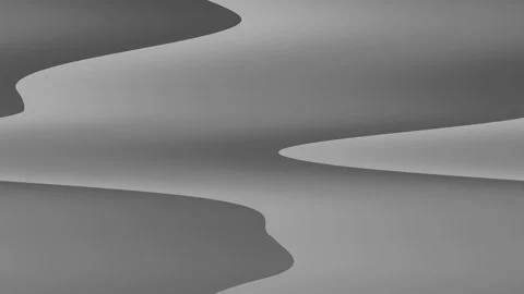 Abstract grayscale shapes form flowing curves and gradients. Stock Footage 301923928