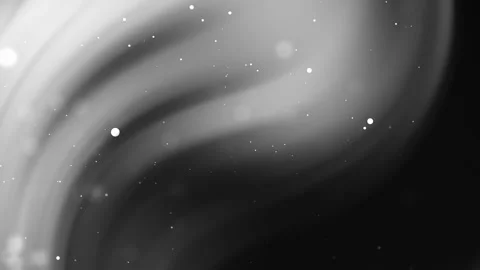 Abstract grayscale swirl design with small bright dots Stock Footage 314302900