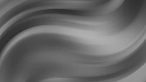 Abstract grayscale swirling fabric forms smooth curves. Stock Footage 296180899
