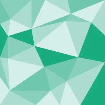 Abstract green 3d interior with polygonal pattern on the wall 스톡 일러스트