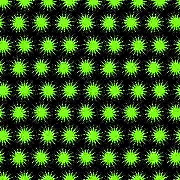 Abstract green and black background with psychedelic pattern. Can be used for Stock Illustration
