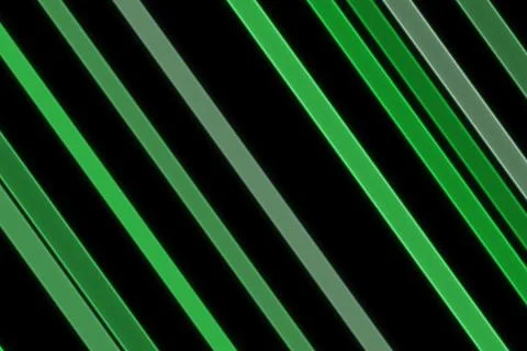 Abstract green and black diagonal lines pattern background 库存插图