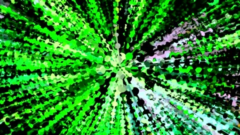 Abstract Green and Black Pattern Stock Footage 289107947