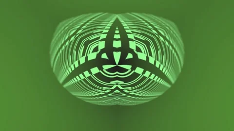 Abstract Green and Black Pattern Stock Footage 289109760