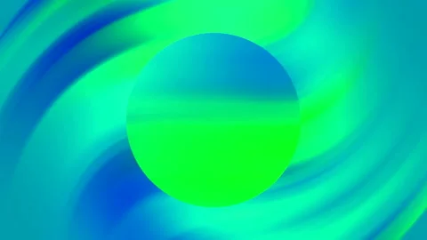Abstract green and blue background with with circle in the center Stock Footage 132937461