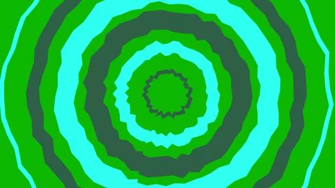 Abstract green and blue circular ripple pattern background Stock Illustration