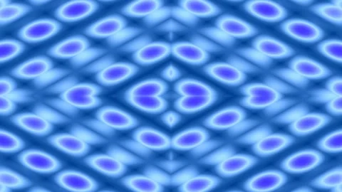 Abstract Green and Blue Diamond Pattern Background with Glowing Effect Stock Footage 332500298