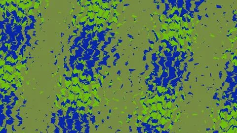 Abstract green and blue digital pixel art texture Illustrazione stock