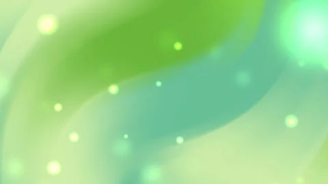 Abstract Green and Blue Gradient Background with Glowing Light Orbs Stock Footage 304269432