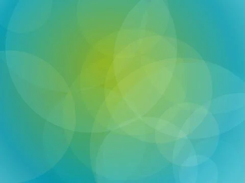 Abstract Green and Blue Gradient Background with Soft Overlapping Transluce.. Stockillustratie