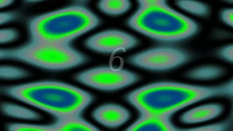 Abstract green and blue liquid flow, dynamic psychedelic background texture Stock Footage 342114249