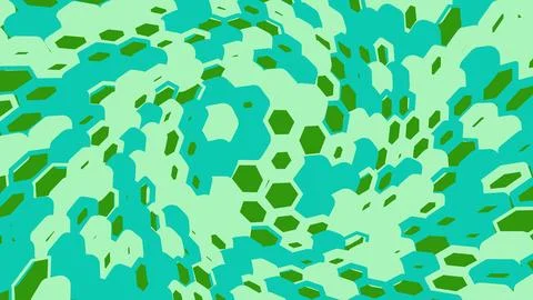 Abstract green and blue pattern with geometric shapes イラスト素材