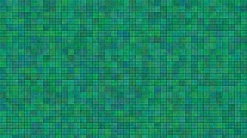 Abstract Green and Blue Pixel Mosaic Background Ilustración de archivo