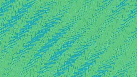 Abstract green and blue pixel art pattern background Illustrazione stock