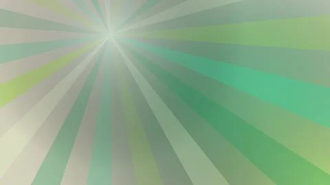 Abstract green and blue rays radiating from a bright point Stock Illustration