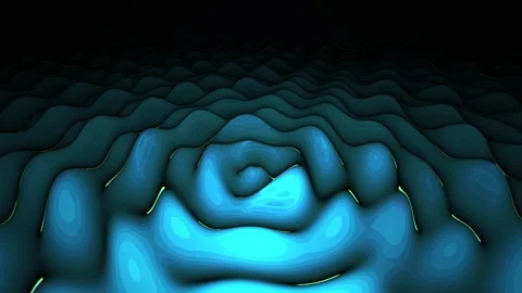 Abstract green and blue shapes move. Stock Footage 334862855