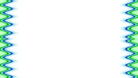 Abstract Green and Blue Waves Stock Footage 284402953