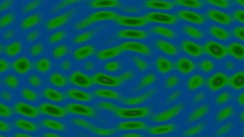 Abstract green and blue wavy ripple pattern background for modern design Stock Footage 341058115