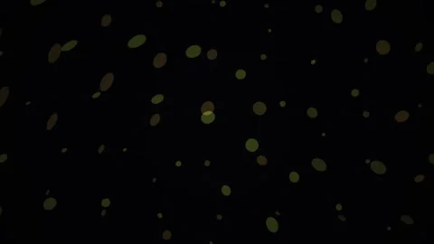 Abstract Green and Brown Dots Grid Motion on Black Background for Technology Stock Footage 343687590