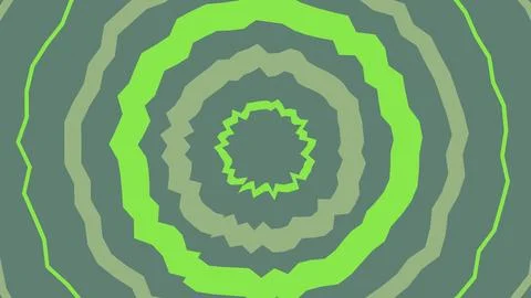 Abstract green and grey circular ripple pattern Illustrazione stock