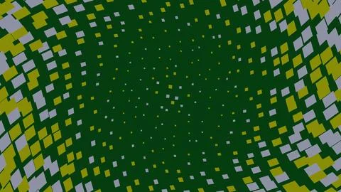 Abstract green and grey square pattern background Stock Illustration