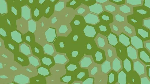 Abstract green and mint geometric circle pattern background Stockillustratie