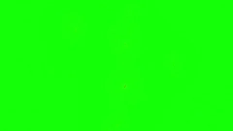 Abstract green and orange liquid paint swirl background with vibrant fluid Stock Footage 343807278