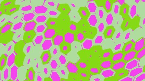 Abstract green and pink dot pattern background Illustrazione stock