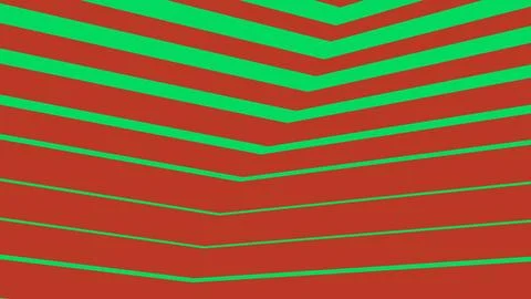 Abstract green and red chevron pattern background Stock Illustration