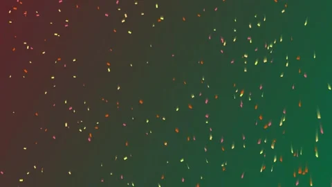 Abstract Green and Red Gradient with Floating Particles during Night for Ba.. Stock Footage 340045403