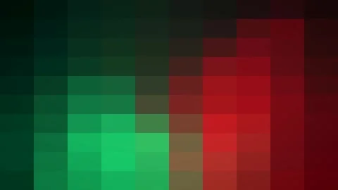 Abstract Green and Red Pixelated Mosaic Motion Background Stock Footage 325533726