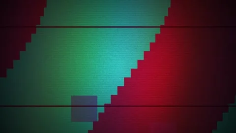 Abstract Green and Red Textured Background with Glitch Effect. Stock Footage 334481292