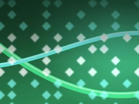Abstract Green and Teal Pattern イラスト素材