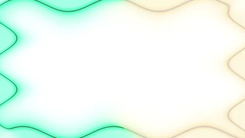 Abstract Green and White Background with Wavy Lines Stock Footage 284403498