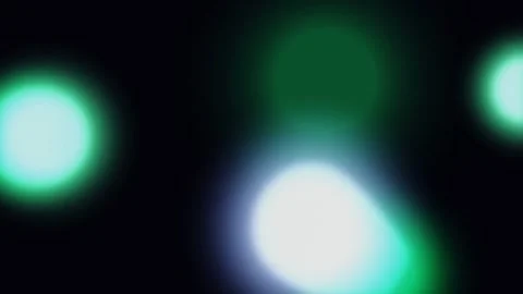 Abstract Green and White Bokeh Lights Motion Background Stock Footage 340589957