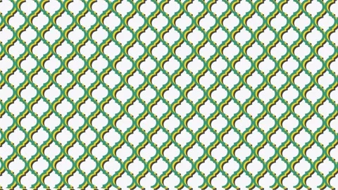 Abstract Green and White Pattern Loop Background. Stock Footage 339218242
