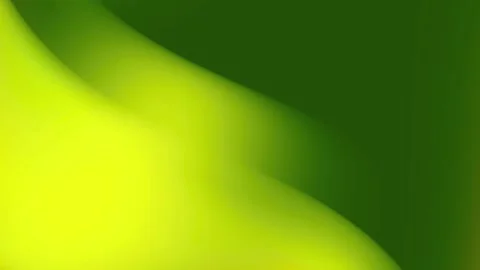 Abstract green and yellow flowing liquid gradient motion graphic background Stock-Footage 341802201